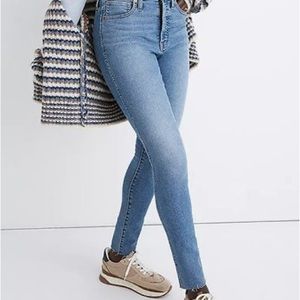 Madewell - Ainsworth Wash Blue Curvy High-Rise Skinny Jeans - W25 (0) - new